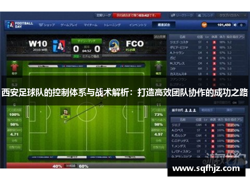 西安足球队的控制体系与战术解析：打造高效团队协作的成功之路